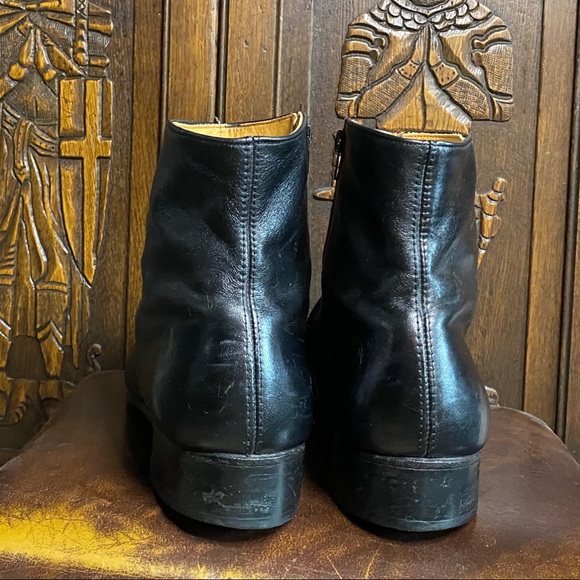 Vintage Beatle Boots Nunn Bush Black Mens 12 USA - Picture 4 of 6
